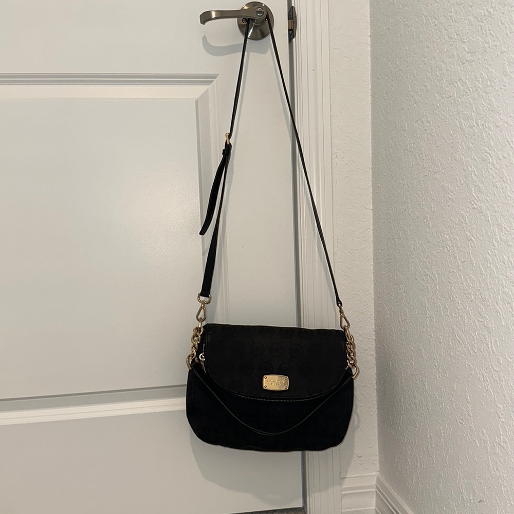Michael Kors black shoulder bag messenger black